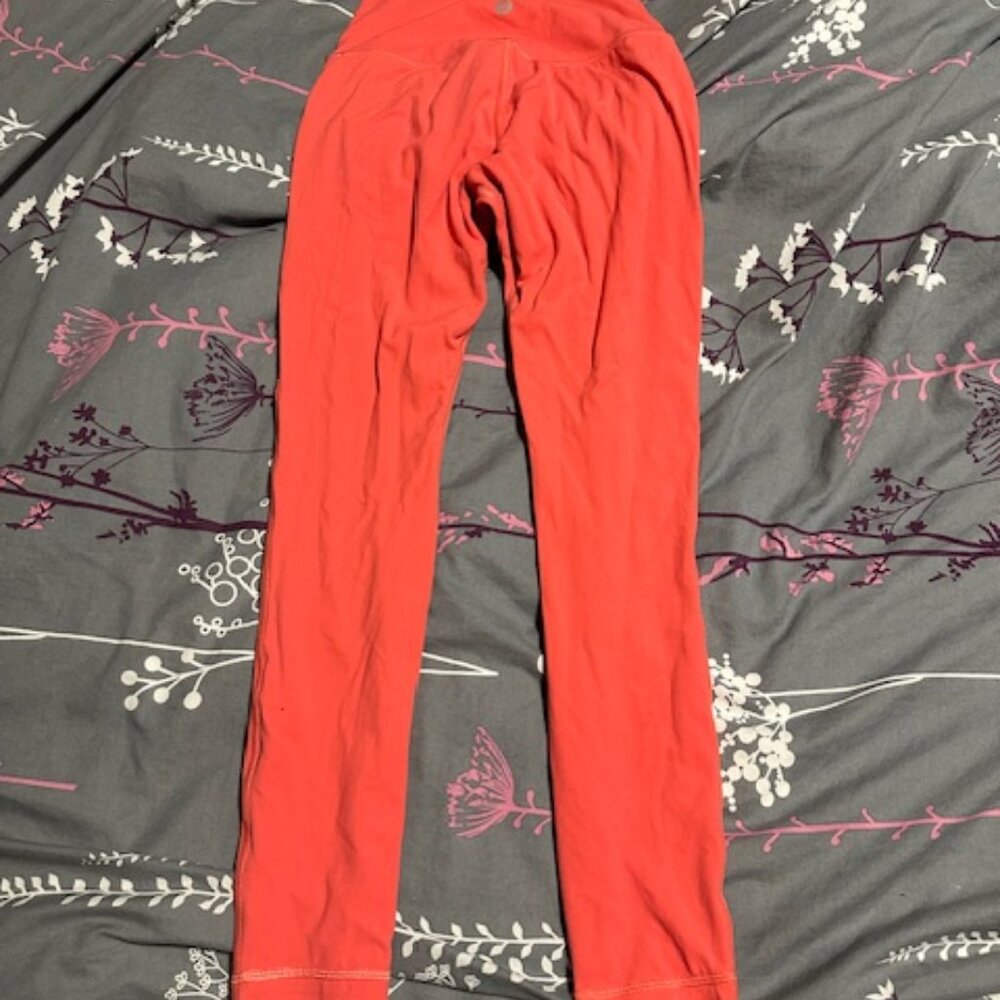 Lululemon pink align leggings size 4